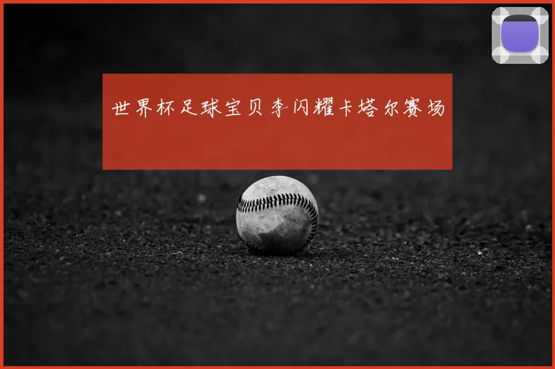 世界杯足球宝贝李闪耀卡塔尔赛场